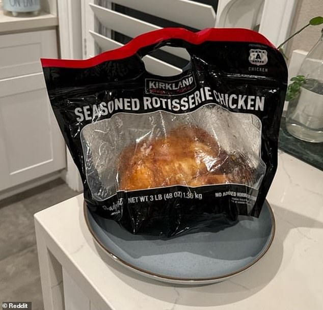 Costco customers complain that new soft plastic bags for rotisserie chickens allow grease to seep through