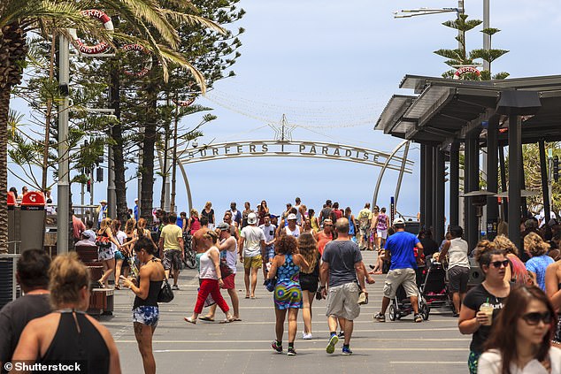 Surfers Paradise, the Gold Coast's most famous beach, is also the most common place of employment for those working in cafes and restaurants, with an average taxable income of $77,045.