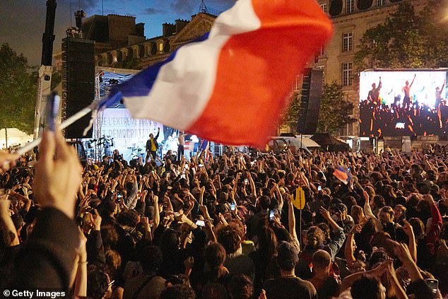 Tens of thousands of people gathered at the Place de la République to protest against the far-right National Rally party last week in Paris, France.