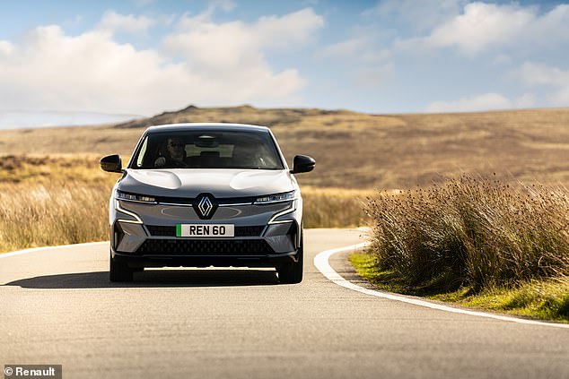 The feature will be fitted to all models in the Renault range, including the Clio supermini, the upcoming 5 EV and its European Car of the Year winner, the Scenic E-Tech (pictured)