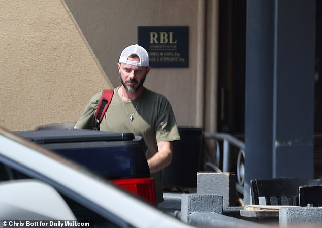 John-Paul was seen leaving his lawyer's office days after being released from his duties at Solid Rock at Market Common Church in Myrtle Beach, South Carolina.