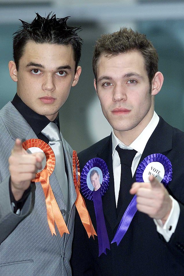 Gates, who came second in the first series of ITV talent show Pop Idol in 2002 (pictured left, with Will Young right), said he was 