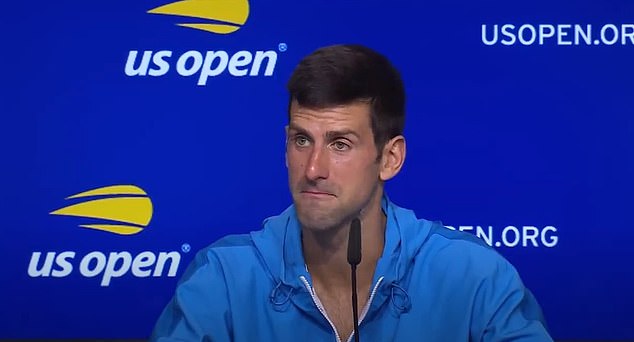 Djokovic had previously been informed that chants in support of his opponent Holger Rune were not boos directed at him at the 2021 US Open.