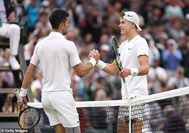 Similar chants were heard in support of Rune at Wimbledon, when the Dane struggled during a straight-sets loss on Monday.