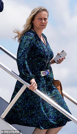 Annie Tomasini, deputy chief of staff in the Oval Office, is shown here on July 5.