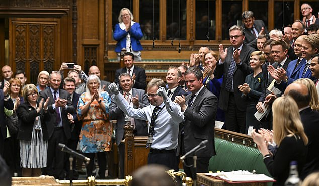 Former MP Craig Mackinlay, 57, received a warm welcome when he returned to Parliament in May, having lost his hands and feet after developing sepsis in September last year.