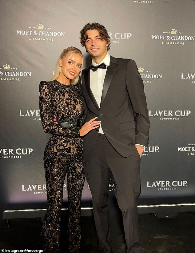 Riddle and Taylor Fritz, the world number 14 in tennis, have been dating for four years.