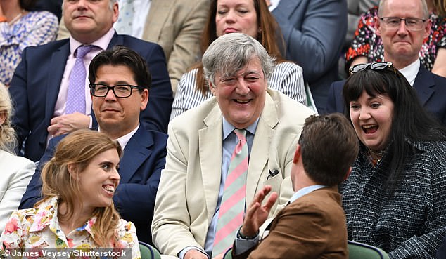 Lena and Stephen, 66, were in good company as they mingled with the likes of Princess Beatrice of York, Edoardo Mapelli Mozzi and Michael McIntyre.