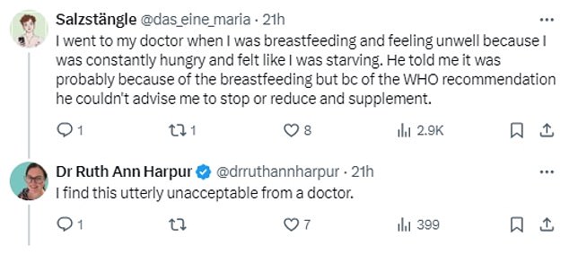 The NHS now also recommends exclusive breastfeeding for six months and then breastfeeding alongside food until the child's second year of life. This is due to the benefits including protecting them from infections and providing a good balance of nutrients.