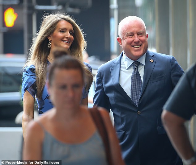 Former Senator Kelly Loeffler and her husband Jeff Sprecher, president of the New York Stock Exchange