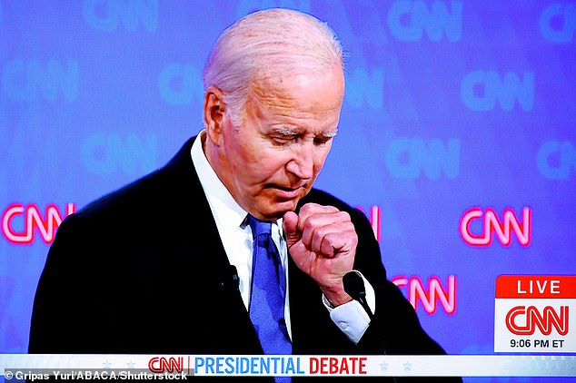 Biden stumbled and mumbled during the debate with Donald Trump on June 27 and was described as hard of hearing and appearing weak and 