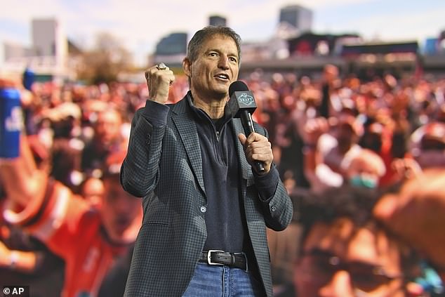 Despite being long retired, Kosar makes regular appearances in the NFL. Pictured during the fourth round of the 2021 NFL Draft