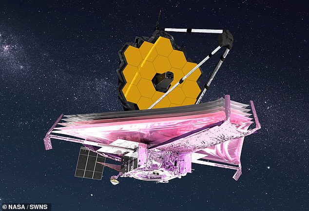 To learn more about the exoplanet's atmosphere, researchers are using data collected by the James Webb Space Telescope (pictured) in 2023.