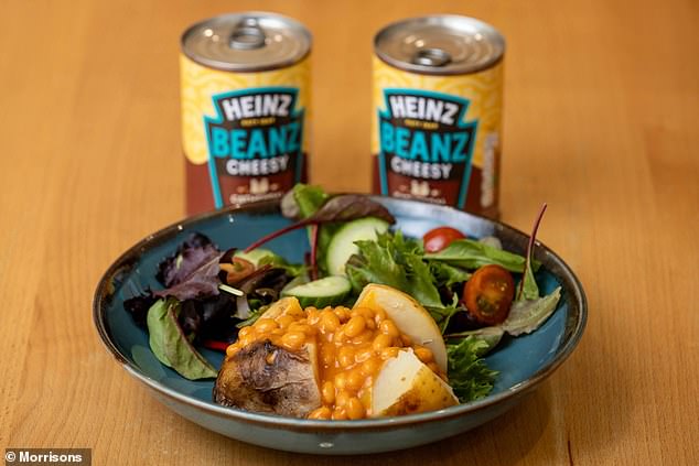 Customers can claim a free jacket potato topped with Heinz Cheesy Beanz at any Morrisons cafe in the UK when 