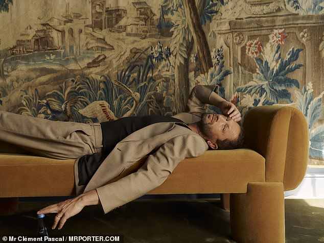 The actor opened up about his role as irritable restaurant manager Richie Jerimovich while posing for a new photo shoot with MR. PORTER.