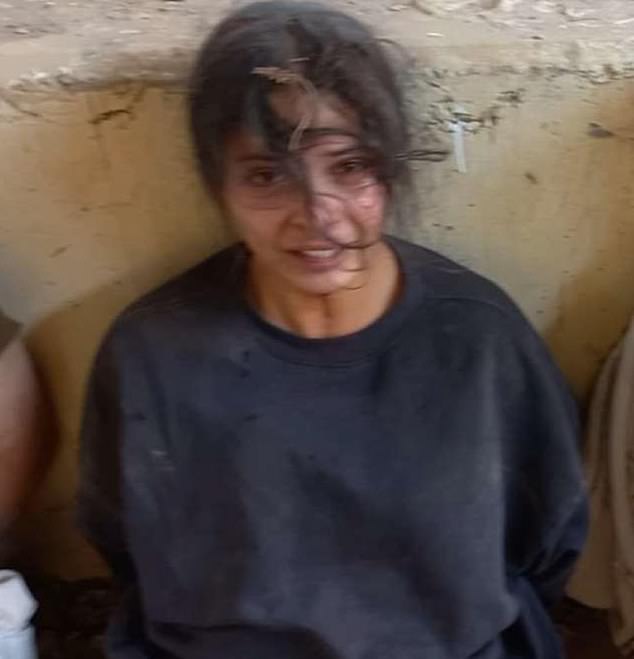 Daniela was pictured in a video released by Hamas after she was taken hostage.