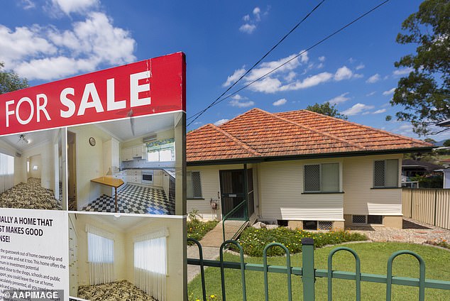 Exclusive data from national research firm SQM Research revealed that Queensland had the highest rates of distressed properties for sale in the country, with 20,600 in the past year. A house for sale in Brisbane is shown