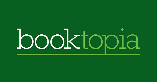 Booktopia (pictured, company logo) filed for voluntary administration last week, just weeks after announcing it needed to cut 50 jobs to save $6m.