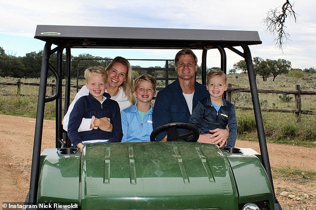 Fortunately, the football legend and his young family were safe from the cyclone.