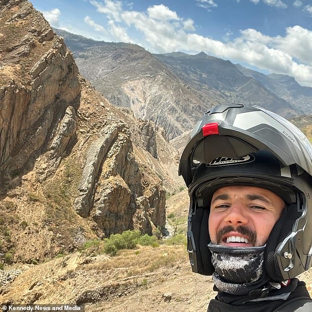 Luke had embarked on the trip of a lifetime, traveling by motorcycle from the US to Antarctica.