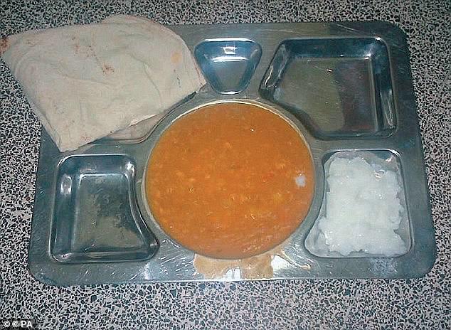 Karl Williams has written about his prison experience in a new autobiography titled Killing Time. Here is a photo of one of the meals he was served