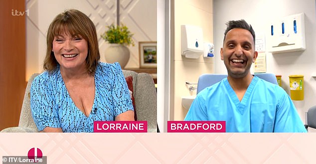 The TV personality was hosting a health segment on low libido with Dr Amir Khan, who was on hand to discuss the key reasons for a low sex drive and offer suggestions for improving it.