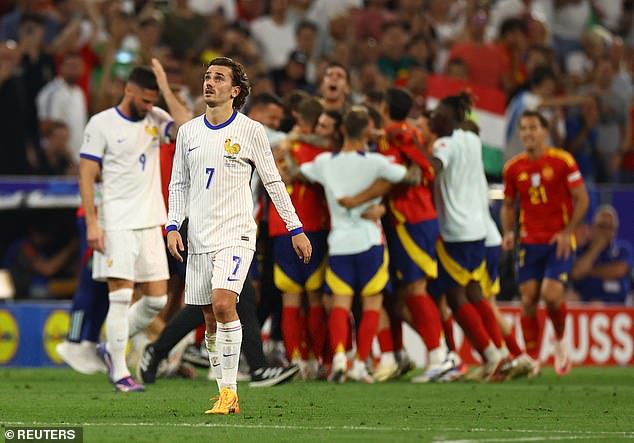 France's stars have come under fire following their Euro 2024 semi-final defeat to Spain on Tuesday