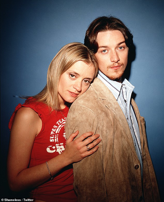 But Anne-Marie has admitted that she is superstitious and that with each different role she has certain rituals she must carry out to ensure everything goes to plan (pictured with James McAvoy in Shameless)