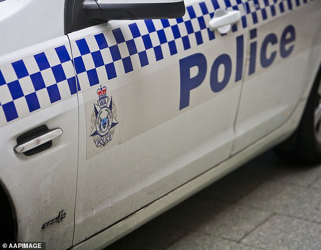 Police arrested the 43-year-old woman from Girrawheen, north of Perth, after they alleged she had speeded out of a shopping centre car park. Western Australia police car pictured