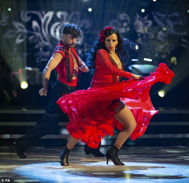 Ranvir Singh and Giovanni during the dress rehearsal of Strictly Come Dancing 2020