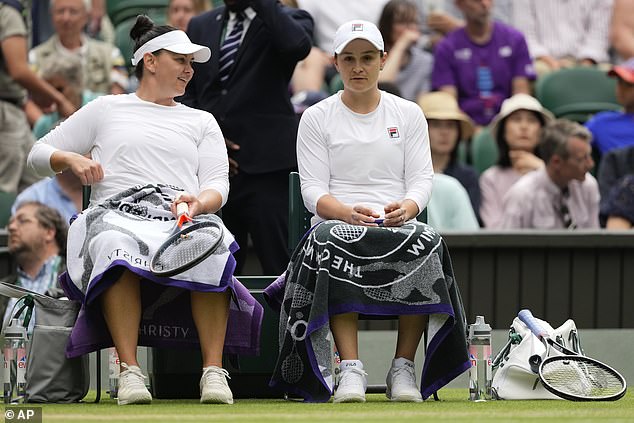 Barty showed off her trademark sense of humor when asked the obvious question about getting back on tour.