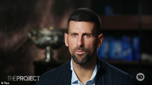 In December 2023, Djokovic (pictured) said he was still scarred by his deportation ahead of his return to Australia for the Australian Open in January this year.