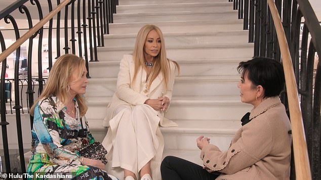 Speaking on the latest episode of The Kardashians, Kris told friends Kathy Hilton and Faye Resnick: 'I'm having a hysterectomy.