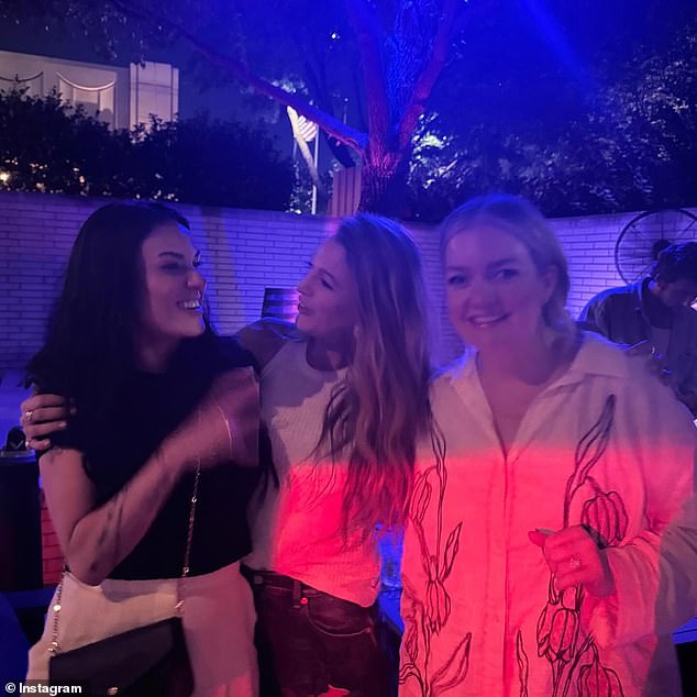 The Gossip Girl star then named a few examples of the women around her who inspire her, along with photos of them together (pictured with Colleen Hoover and Tarryn Fisher).