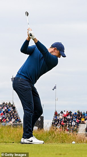 McIlroy in action at the Scottish Open