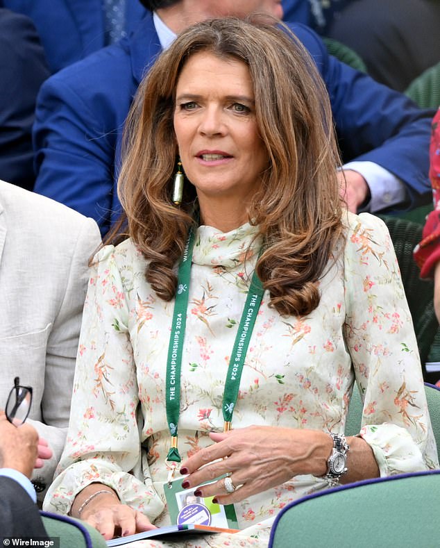 Annabel Croft returned to Wimbledon's Centre Court on Thursday, only this time as a spectator as Jasmine Paolini played Donna Vekic for a place in the final.