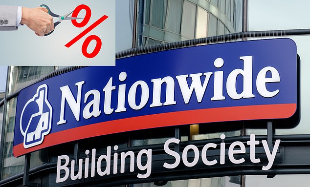 Rate cuts: Nationwide also announced it would cut mortgage rates earlier this week.