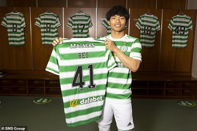 Japanese midfielder Hatate signed for the Scottish champions in January 2022