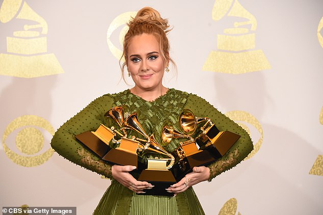 Adele is currently on a break from performing to recharge before returning to the United States to kick off her Vegas Weekends With Adele show in October (pictured in 2017)