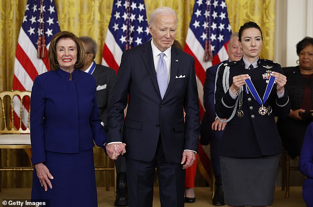 Pelosi is rumored to represent members who feel Biden's continued presence in the race is being ignored. 