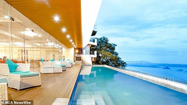 The Lake Hotel in Tagaytay is located in the province of Cavite, southwest of Manila, the capital of the Philippines.