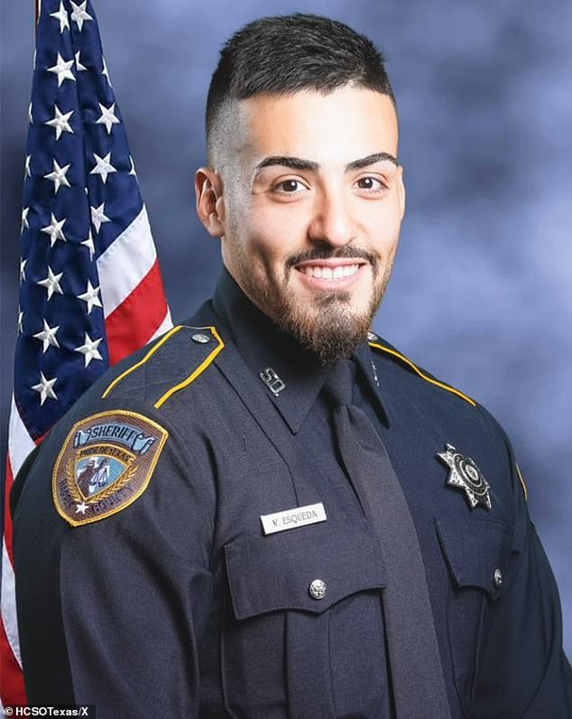 Deputy Fernando Esqueda, 28, told his colleagues that he saw Palmer's vehicle being shot multiple times.