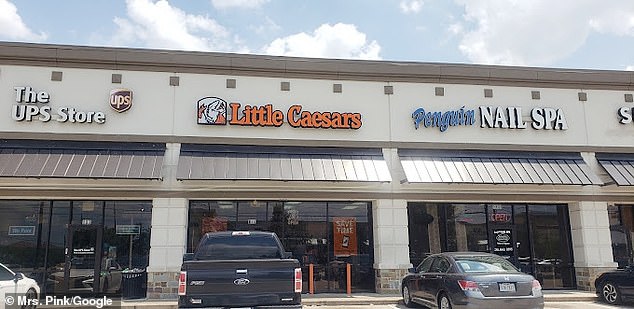 Officials say Palmer became angry after Little Caesars employees messed up his order.