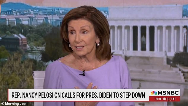 Nancy Pelosi said that 