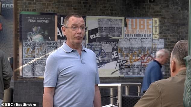 It is the second time this month that EastEnders has borrowed from current affairs, as the soap aired a general election-themed moment between Harvey and Ian Beale on July 4.