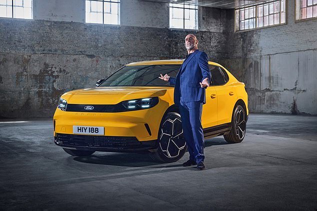 Cantona revealed the story behind the goat is part of the relaunch of the Ford Capri