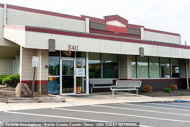 The recently closed Denny's, the last in Bucks County, photographed on July 8, 2024. It closed on June 19.