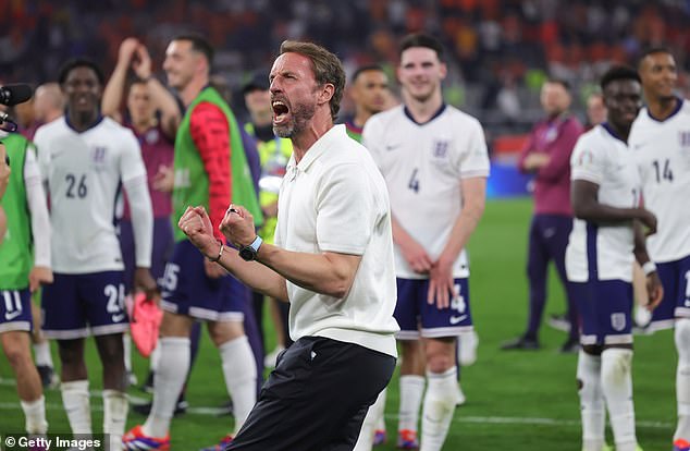 He sent a message to Gareth Southgate after the Three Lions reached the Euro 2024 final