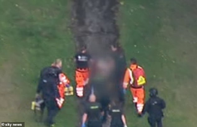 Sky News footage appeared to show Clifford being carried on a stretcher out of Lavender Hill Cemetery in Enfield on Wednesday by paramedics.