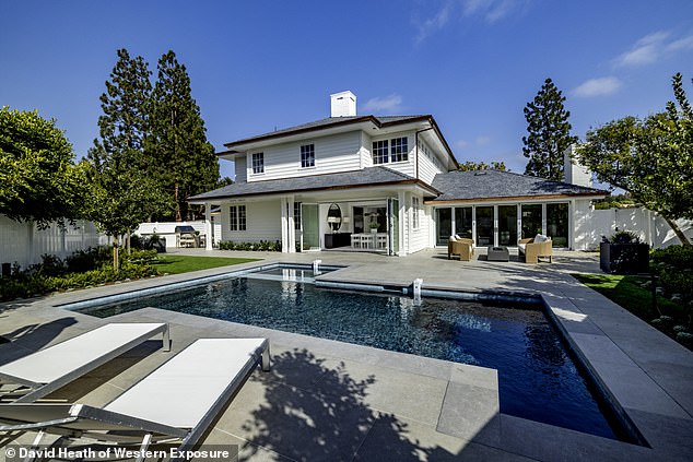 The Newport Beach property, rebuilt by Markham and his interior designer wife Cheryl, was inspired by the Hamptons' upscale coastal lifestyle.